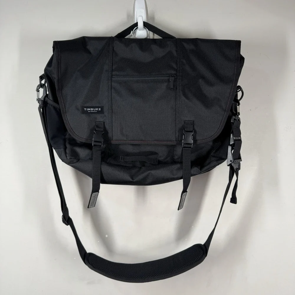 Timbuk2 Dell Classic Prompt Messenger Crossbody Commuter Bag Black